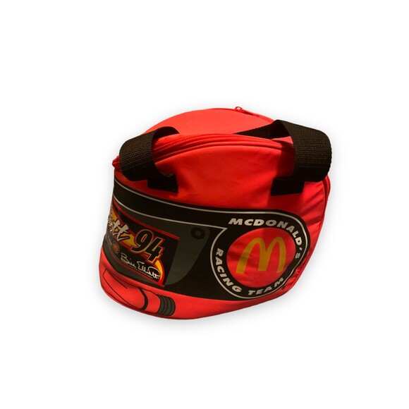 Vintage 1995 NASCAR Bill Elliot McDonald's Insulated Cooler Lunchbox w/ Sticker - Picture 2 of 6